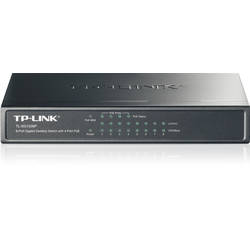 Switch TP-LINK TL-SG1008P, 8 Porturi 10/100/1000 4 porturi PoE Carcasa metal