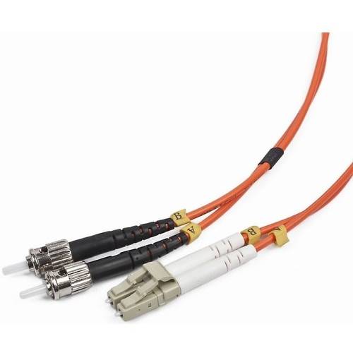 Patch Fibra Optica Gembird Patch Cord, Intellinet duplex multimode, 2m, conectori LC-ST, Bulk