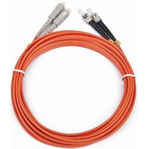 Patch Fibra Optica Gembird Patch Cord, Intellinet duplex multimode, 5m, conectori ST-SC, Bulk