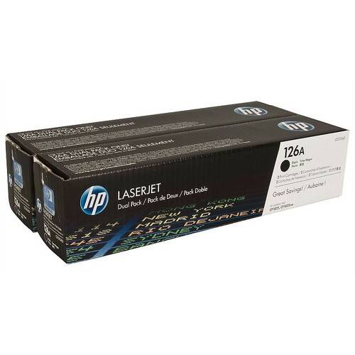 Cartus Toner LaserJet Black Dual-Pack HP 126A, CE310AD