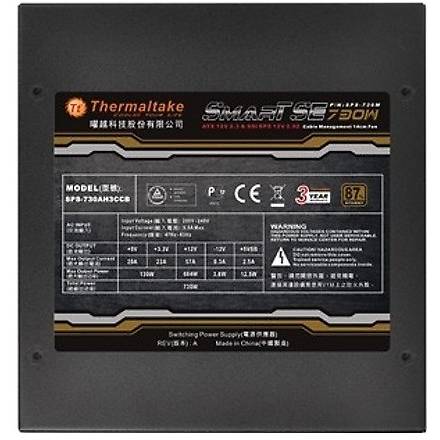 Sursa Thermaltake Smart SE, ATX 2.3, 730W, Negru