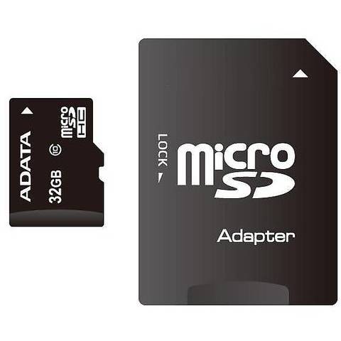 A-DATA Micro SDHC 32GB class 10 + adaptor SD