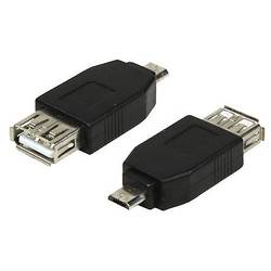 Adaptor USB Micro B tata la USB A mama, LOGILINK (AU0029)