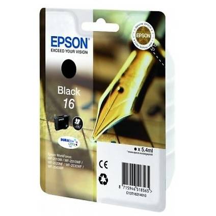 Cartus cerneala Epson Singlepack Black 16, C13T16214010