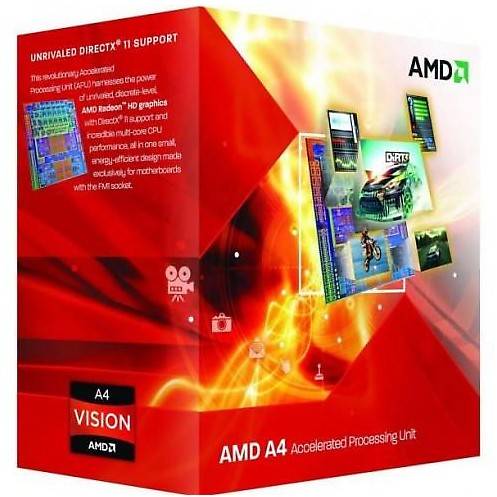 Procesor AMD Vision X2 A4-4000, 2 Nuclee, 3.2GHz, 1MB, 65W, Socket FM2, Box