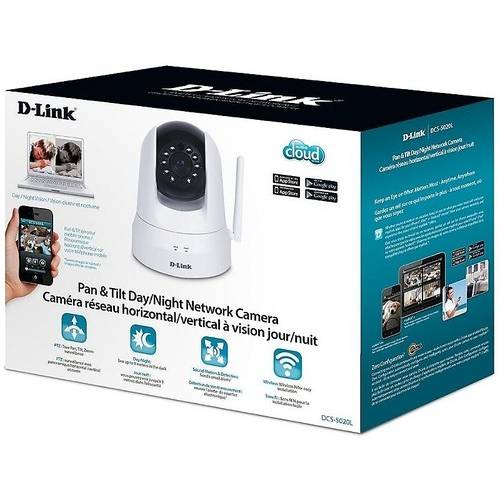 Camera IP D-LINK DCS-5020L, Wireless, Cloud, PAN/TILT mecanic 360 grade