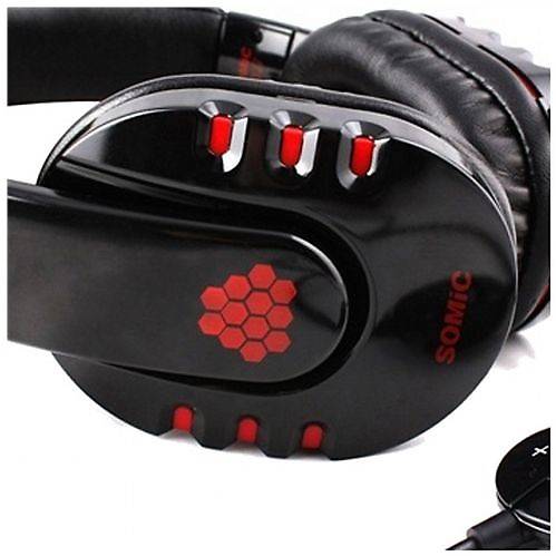 Casti gaming Somic G927, sunet surround 7.1, microfon unidirectional, Negru