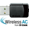 Placa de retea Wireless D-LINK DWA-171, USB, Nano, Dual Band