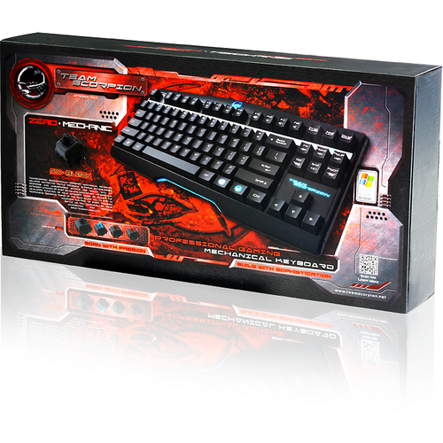 Tastatura Team Scorpion Zero.Mechanic Black