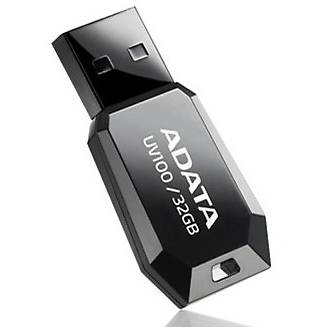 Memorie USB A-DATA DashDrive UV100, 32GB, USB 2.0, Negru