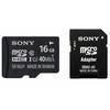 Sony Micro SDHC, 16GB, Clasa 10, UHS1 + Adaptor SD