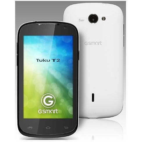 Smartphone Gigabyte GSmart Tuku T2, TFT capacitive touchscreen 4.0'', Dual Core 1.0GHz, 512MB RAM, 4GB, 5.0MP, Android 4.0, Negru