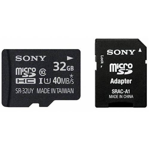 Sony Micro SDHC, 32GB, Clasa 10, UHS1 + Adaptor SD