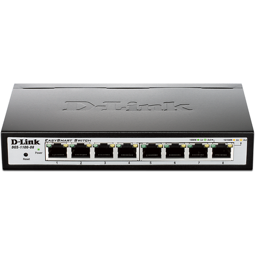 Switch D-LINK DGS-1100-08, 8 Porturi 10/100/1000