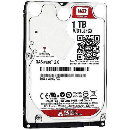 Hard Disk Red, 1TB, 5400RPM, 16MB, SATA3, WD10JFCX
