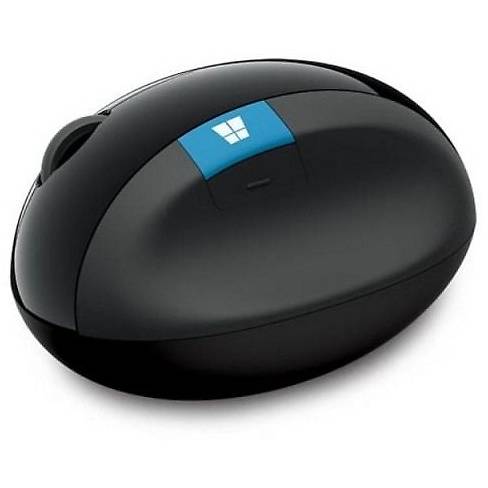 Mouse Microsoft Sculpt Ergonomic, Wireless, USB, Ambidextru, Negru