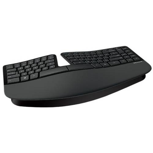 Kit Tastatura si Mouse Microsoft Sculpt Ergonomic Desktop, Wireless, USB, Negru