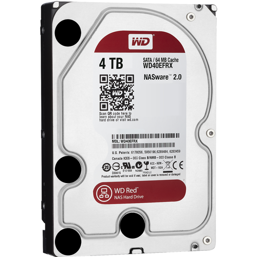 Hard Disk WD Red NASware 3.0, 4TB SATA 3 IntelliPower 64MB 3.5''