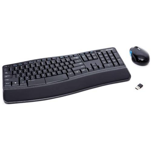 Kit Tastatura si Mouse Microsoft Wireless Sculpt Comfort Desktop, Negru