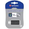 Memorie USB Verbatim Store 'n' Go PinStripe, 16GB, USB 2.0, Negru