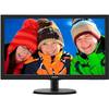 Monitor LED Philips 223V5LSB/00, 21.5 inch, Full HD, 5ms, VGA, DVI, Negru