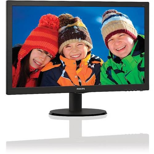 Monitor LED Philips 223V5LSB/00, 21.5 inch, Full HD, 5ms, VGA, DVI, Negru