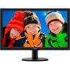 Monitor LED Philips 243V5LHAB/00 23.6'' FHD, 5ms, Boxe, Negru