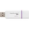 Memorie USB Kingston DataTraveler G4 64GB USB 3.0 Alb/ violet