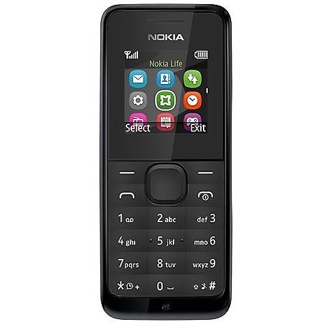 Telefon mobil Telefon Nokia 105 Negru