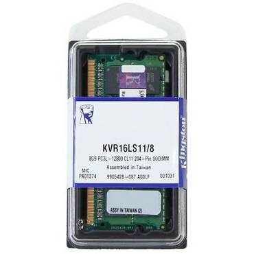 Memorie Notebook Kingston DDR3L, 8GB, 1600MHz, CL11