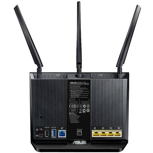 Router Wireless Asus   AC1900, 600 + 1300 Mbps, 2.4 GHz/ 5GHz