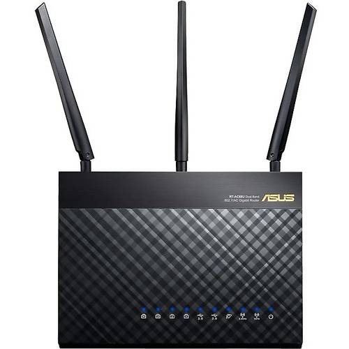 Router Wireless Asus   AC1900, 600 + 1300 Mbps, 2.4 GHz/ 5GHz