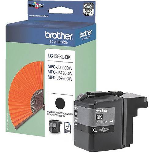 Cartuse cerneala Brother LC129XLBK, Negru, 2400 pg, compatibil MFCJ6520DW,  MFCJ6920DW