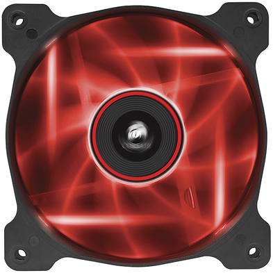 Ventilator PC Corsair AF120 LED Red, Quiet Edition High Airflow 120mm Fan