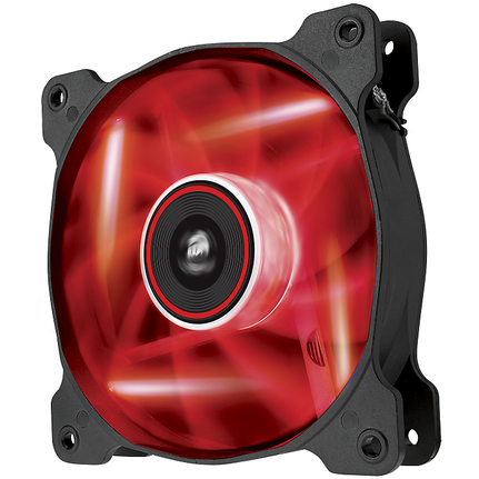 Ventilator PC Corsair AF140 LED Red, Quiet Edition High Airflow 140mm Fan