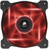 Ventilator PC Corsair AF120 LED Red, Quiet Edition High Airflow 120mm Fan, Twin Pack