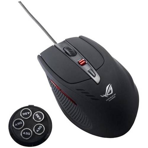 Mouse gaming Asus GX950, 8200 dpi, 7 butoane, USB, Negru