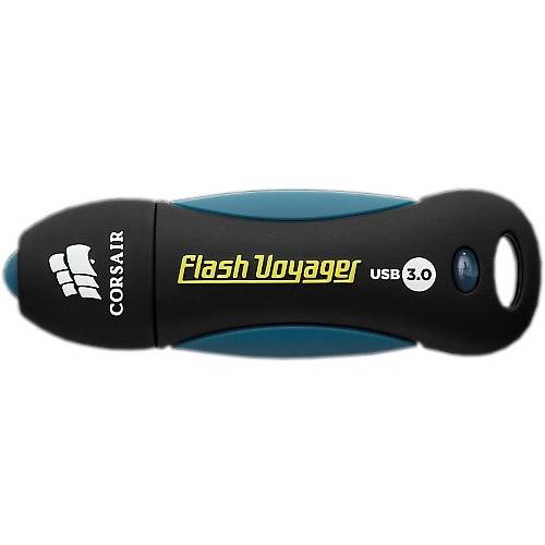 Memorie USB Corsair Voyager, 32GB, USB 3.0, Negru/Albastru