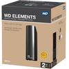 Hard Disk Extern WD Elements Desktop, 2TB, Negru