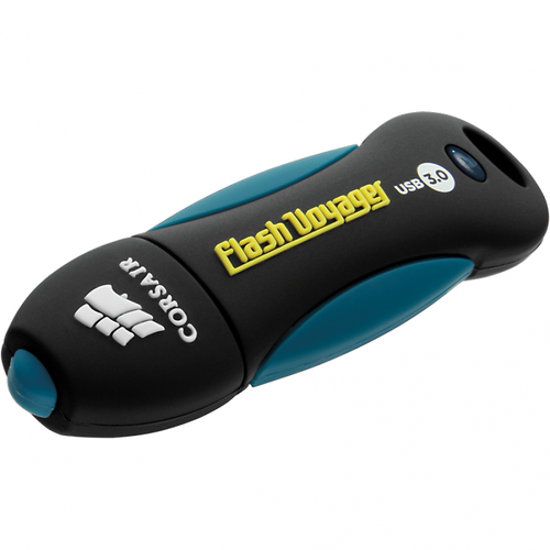 Memorie USB Corsair Voyager, 16GB, USB 3.0, Negru/Albastru