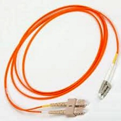 Patch Cord Duplex, Singlemode, 5.0m, conectori LC-SC, Galben
