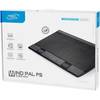 Cooler Laptop Deepcool Wind Pal FS, 15.6'', 1200RPM. Negru