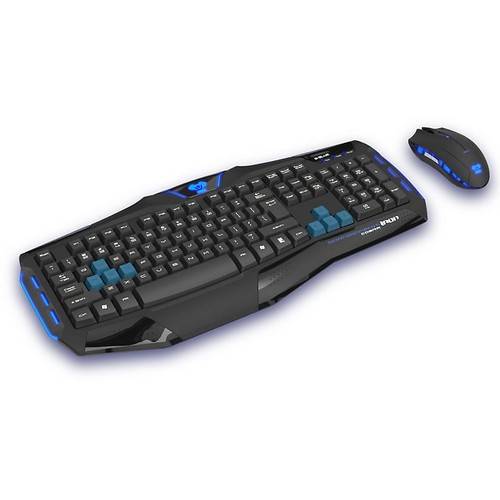 Kit Tastatura si Mouse Kit tastatura + mouse E-Blue Cobra Reinforcement - Iron Professional, USB, Negru