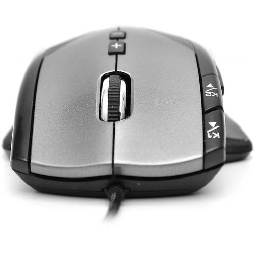 Mouse Mouse Newmen G9, USB, 6000dpi, Negru cu Argintiu