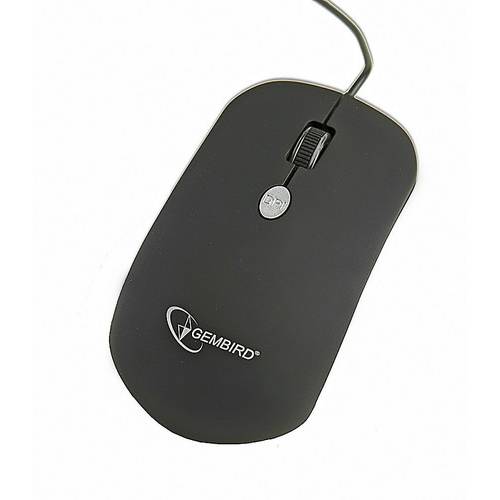 Mouse Gembird MUS-102, USB, 800 - 1200 - 1600dpi, Optic, Negru