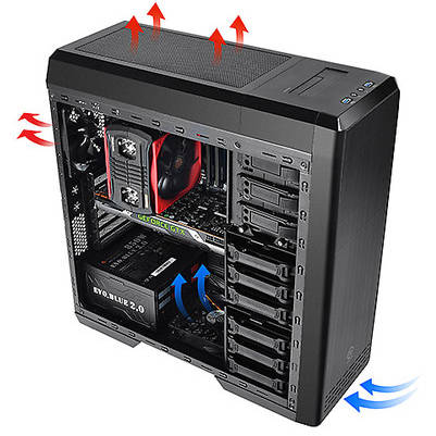 Carcasa Carcasa Thermaltake Urban R31, MiddleTower, ATX/mATX, Fara sursa, Negru