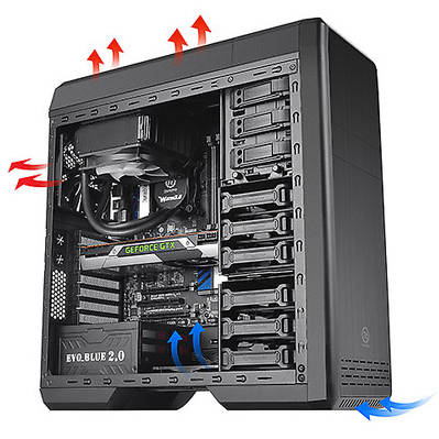 Carcasa Carcasa Thermaltake Urban R31, MiddleTower, ATX/mATX, Fara sursa, Negru