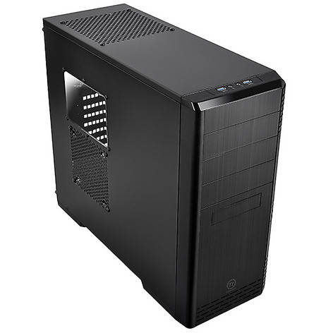 Carcasa Carcasa Thermaltake Urban R21, MiddleTower, ATX/mATX, Fara sursa, Negru