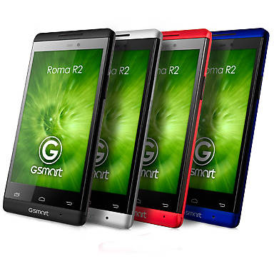 Smartphone Gigabyte GSmart Roma R2, IPS LCD capacitive touchscreen 4.0'', Dual-core 1.3GHz, 1024MB RAM, 4GB, 5MP, Android 4.2, Alb