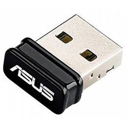 Placa de retea Wireless Asus USB-N10 Nano, Adaptor, 802.11n, 150Mbps